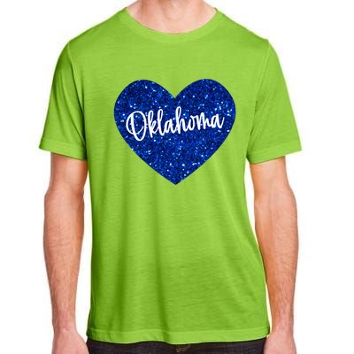 I Love Oklahoma Usa Heart Gift Adult ChromaSoft Performance T-Shirt