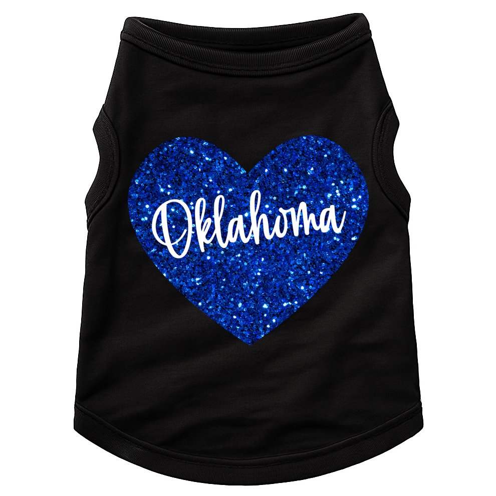 I Love Oklahoma Usa Heart Gift Doggie Tank