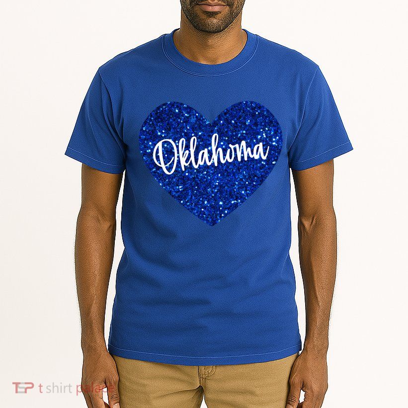 I Love Oklahoma Usa Heart Gift Tall T-Shirt