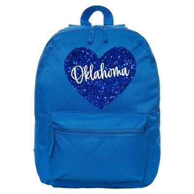 I Love Oklahoma Usa Heart Gift 16 in Basic Backpack