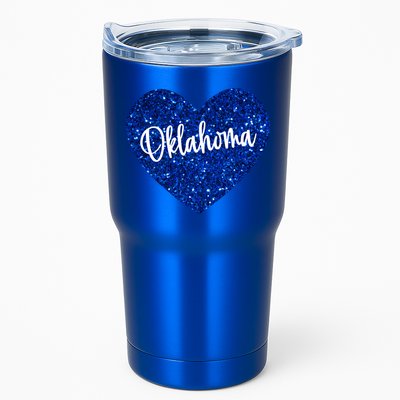 I Love Oklahoma Usa Heart Gift Tumbler