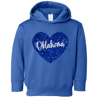 I Love Oklahoma Usa Heart Gift Toddler Hoodie