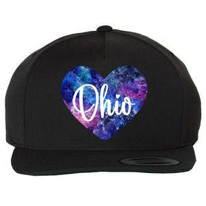 I Love Ohio Usa Cute Gift Wool Snapback Cap