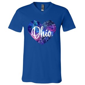 I Love Ohio Usa Cute Gift V-Neck T-Shirt