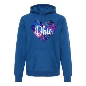 I Love Ohio Usa Cute Gift Premium Hoodie