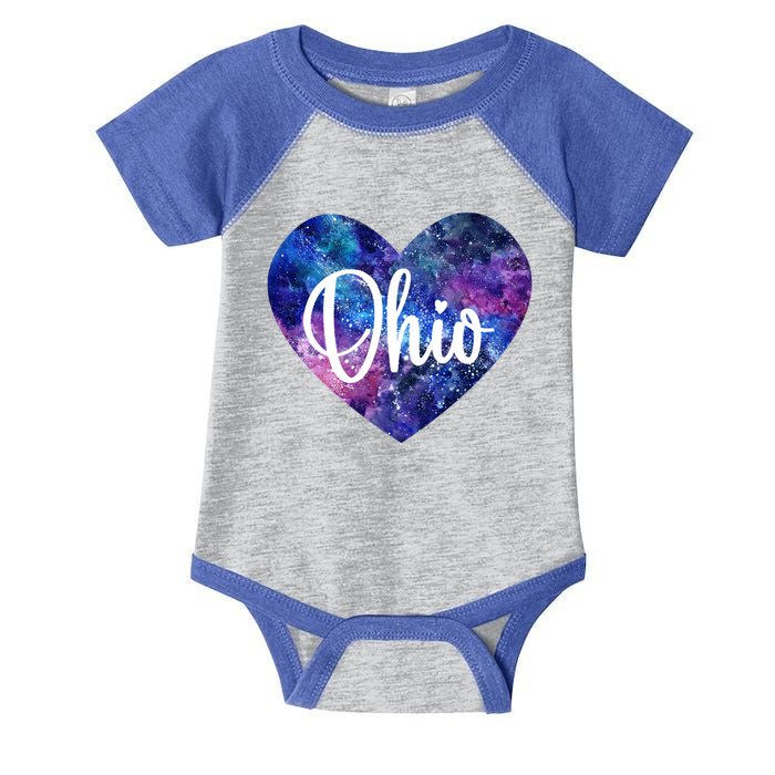 I Love Ohio Usa Cute Gift Infant Baby Jersey Bodysuit