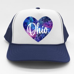 I Love Ohio Usa Cute Gift Trucker Hat