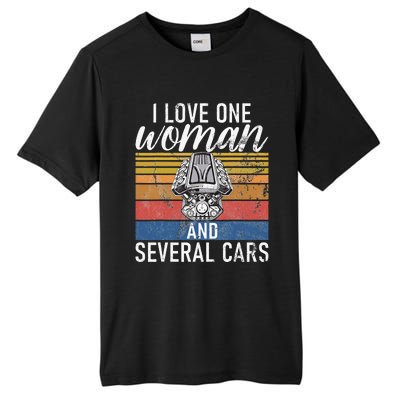 I Love One Woman And Several Cars Muscle Car Tall Fusion ChromaSoft Performance T-Shirt