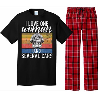 I Love One Woman And Several Cars Muscle Car Pajama Set