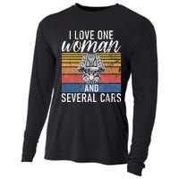 I Love One Woman And Several Cars Muscle Car Cooling Performance Long Sleeve Crew