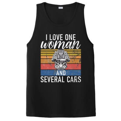 I Love One Woman And Several Cars Muscle Car PosiCharge Competitor Tank