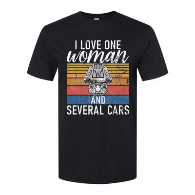 I Love One Woman And Several Cars Muscle Car Softstyle CVC T-Shirt