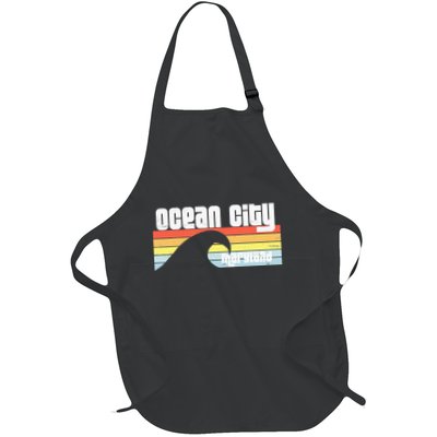 I Love Ocean City Maryland Md Spring Break Beach Ocean Wave Apron