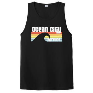 I Love Ocean City Maryland Md Spring Break Beach Ocean Wave PosiCharge Competitor Tank