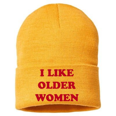 I Like Older Women Sustainable Knit Beanie