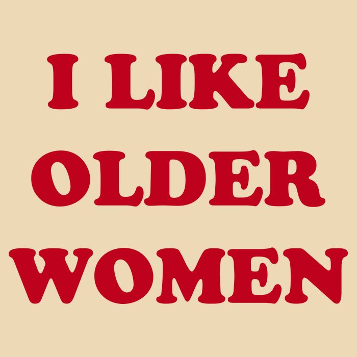 I Like Older Women Drawstring Bag