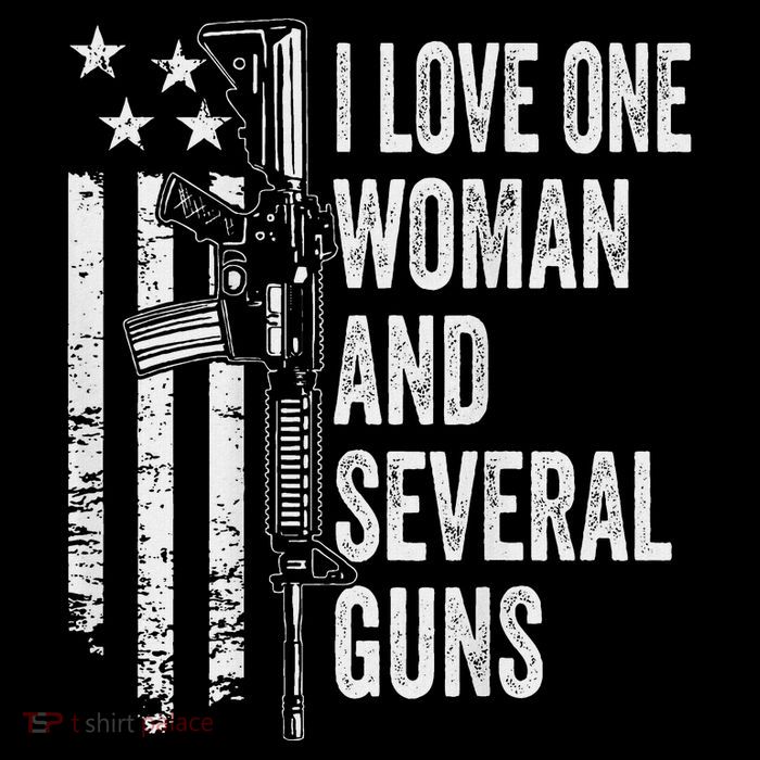 I Love One Woman And Several Guns Husband Gun Flatbill Hat