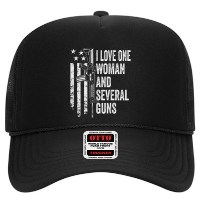I Love One Woman And Several Guns Husband Gun Trucker Hat