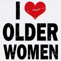 I Love Older Women I Heart Older Women Funny Sarcastic Humor Apron
