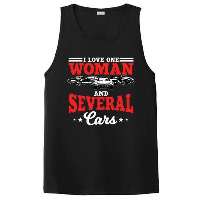 I Love One Woman And Several Cars Auto Mechanic Husband PosiCharge Competitor Tank