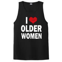 I Love Older Women I Heart Older Women Funny Sarcastic Humor PosiCharge Competitor Tank