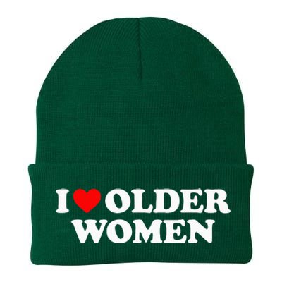 I Love Older Wo funny sayings Knit Cap Winter Beanie