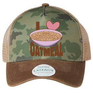 I Love Oatmeal Legacy Tie Dye Trucker Hat