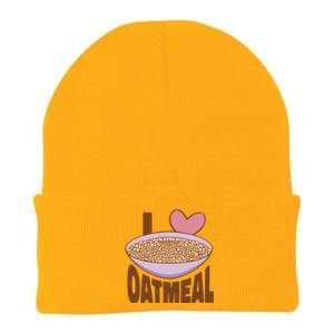 I Love Oatmeal Knit Cap Winter Beanie