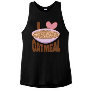 I Love Oatmeal Ladies PosiCharge Tri-Blend Wicking Tank