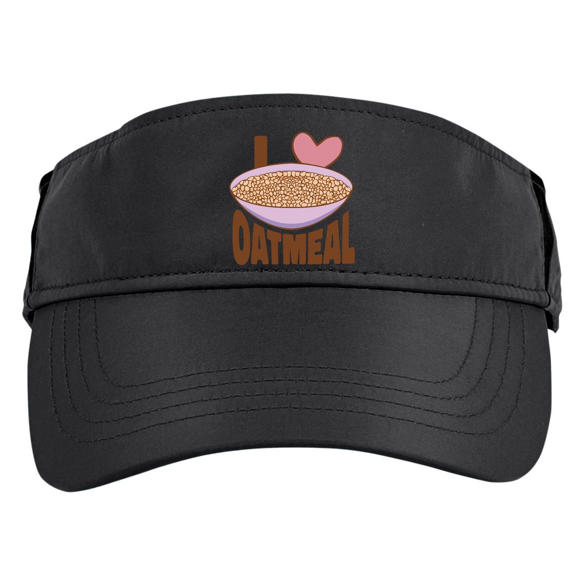 I Love Oatmeal Adult Drive Performance Visor