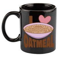I Love Oatmeal 11oz C Handle Ceramic Mug
