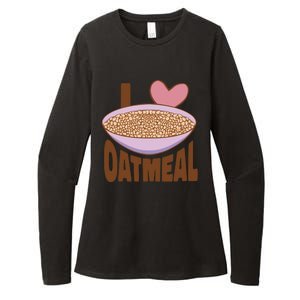 I Love Oatmeal Womens CVC Long Sleeve Shirt