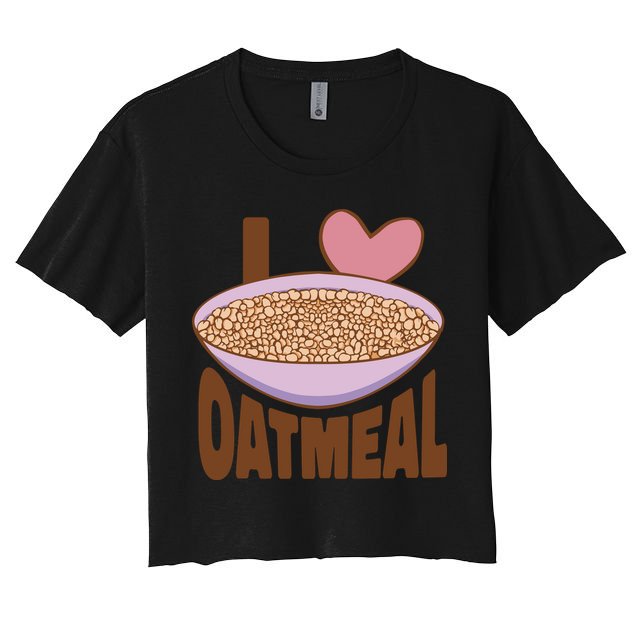 I Love Oatmeal Crop Top