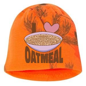 I Love Oatmeal Kati - Camo Knit Beanie