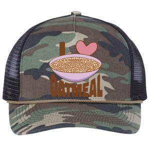 I Love Oatmeal Retro Rope Trucker Hat Cap