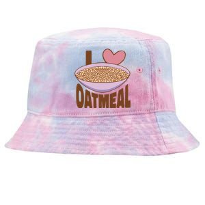 I Love Oatmeal Tie-Dyed Bucket Hat