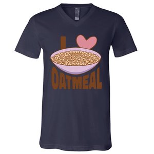 I Love Oatmeal V-Neck T-Shirt