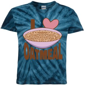 I Love Oatmeal Kids Tie-Dye T-Shirt