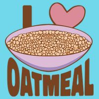 I Love Oatmeal Button