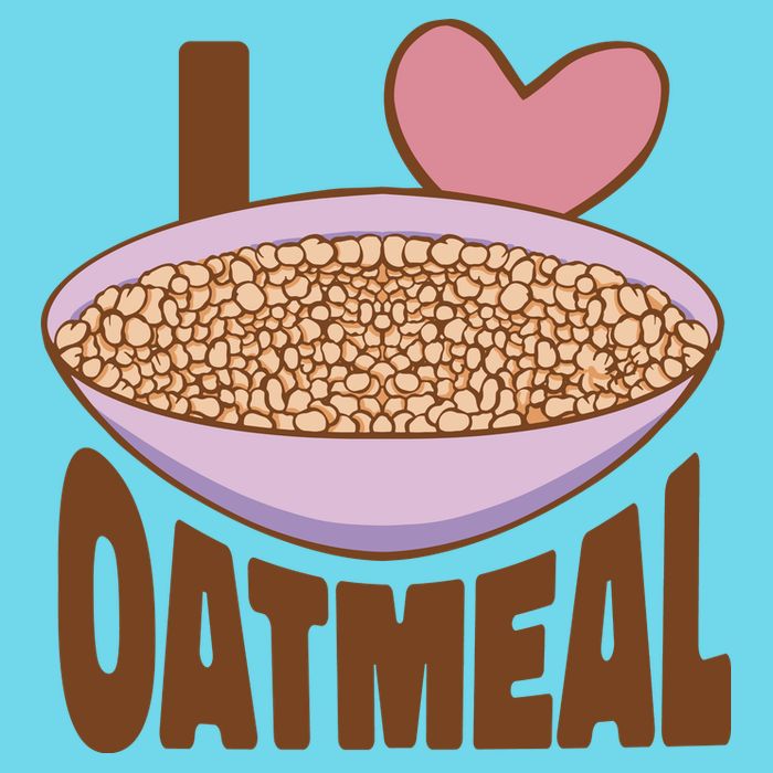 I Love Oatmeal Button