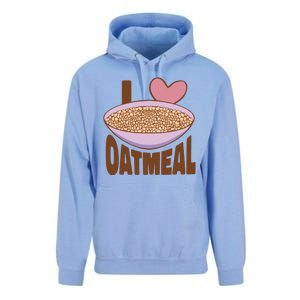 I Love Oatmeal Unisex Surf Hoodie