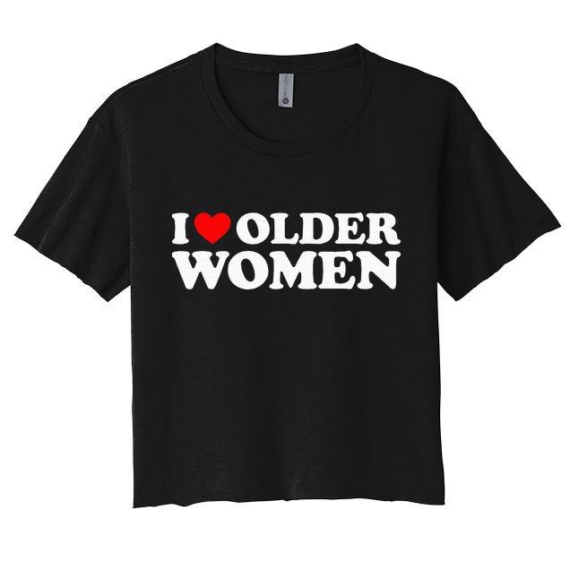 I Love Older Women Crop Top
