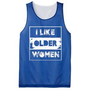 I Like Older Women Mesh Reversible Basketball Jersey Tank