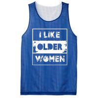 I Like Older Women Mesh Reversible Basketball Jersey Tank