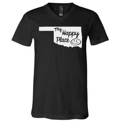 I Love Oklahoma Oklahoma Home Oklahoma State V-Neck T-Shirt