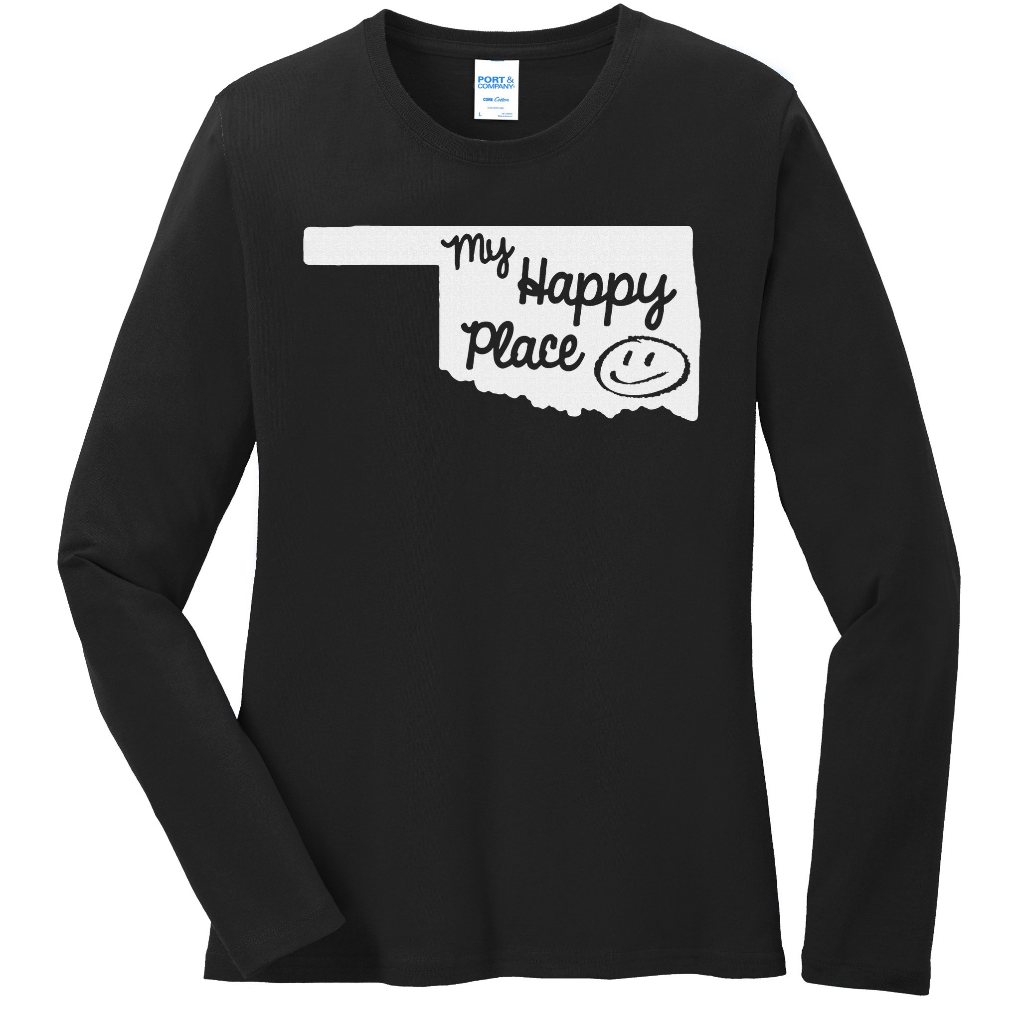 I Love Oklahoma Oklahoma Home Oklahoma State Ladies Long Sleeve Shirt