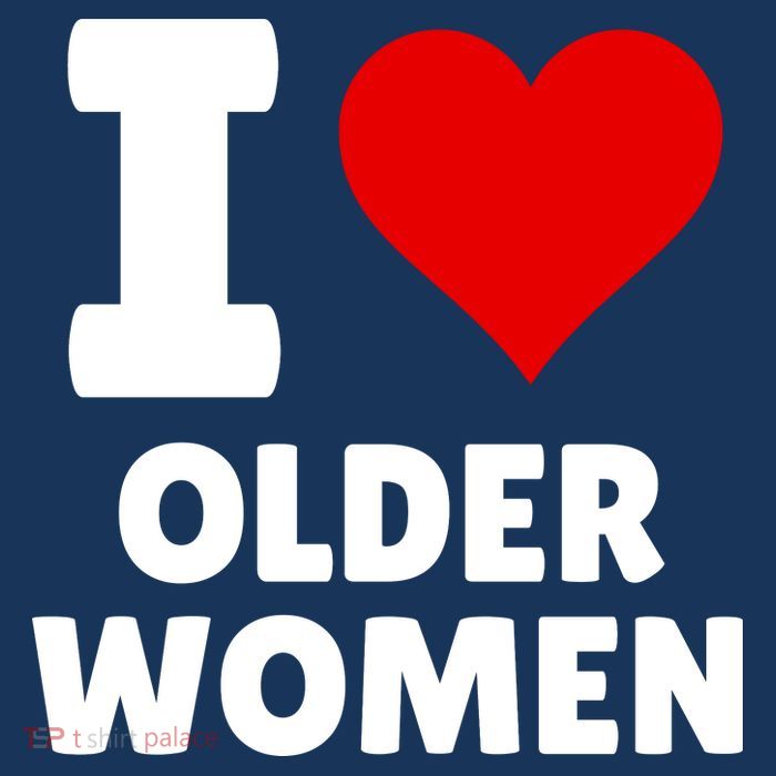 I Love Older Women I Heart Older Women Funny Sarcastic Humor Flatbill Hat