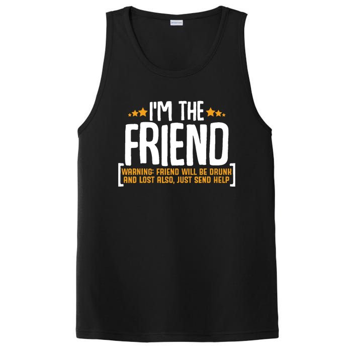 If Lost Or Drunk Please Return To Friend Funny Drinking PosiCharge Competitor Tank