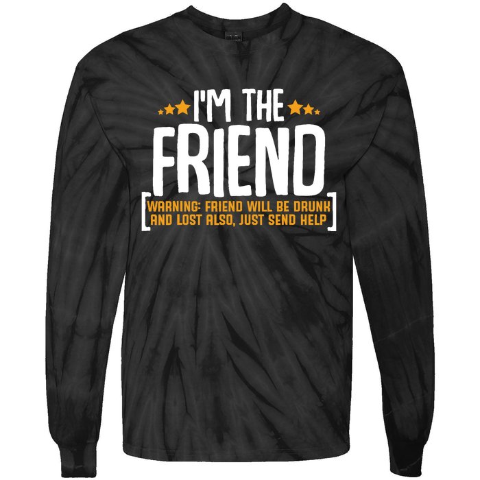 If Lost Or Drunk Please Return To Friend Funny Drinking Tie-Dye Long Sleeve Shirt