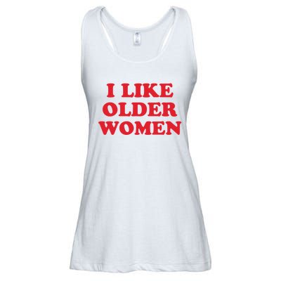 I Like Older Women Ladies Essential Flowy Tank